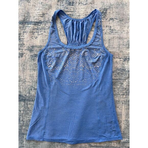 Lululemon Blue Run: Silver Bullet Sleeveless Tech Size 6 - Picture 6 of 8